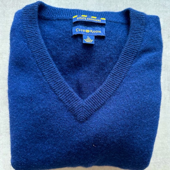Club Room Estate 100% Cashmere Sweater (Imperfect) - Picture 2 of 9